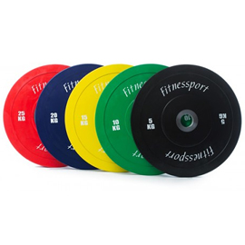 Бамперный диск для кроссфита Fitnessport