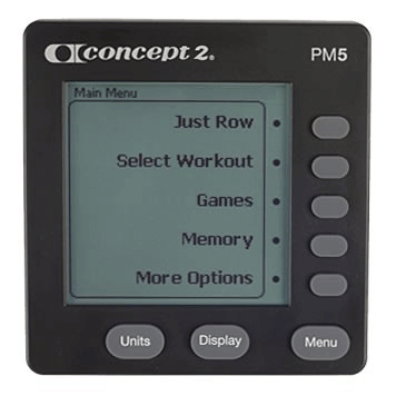 Гребной тренажер CONCEPT 2 model E с монитором PM5